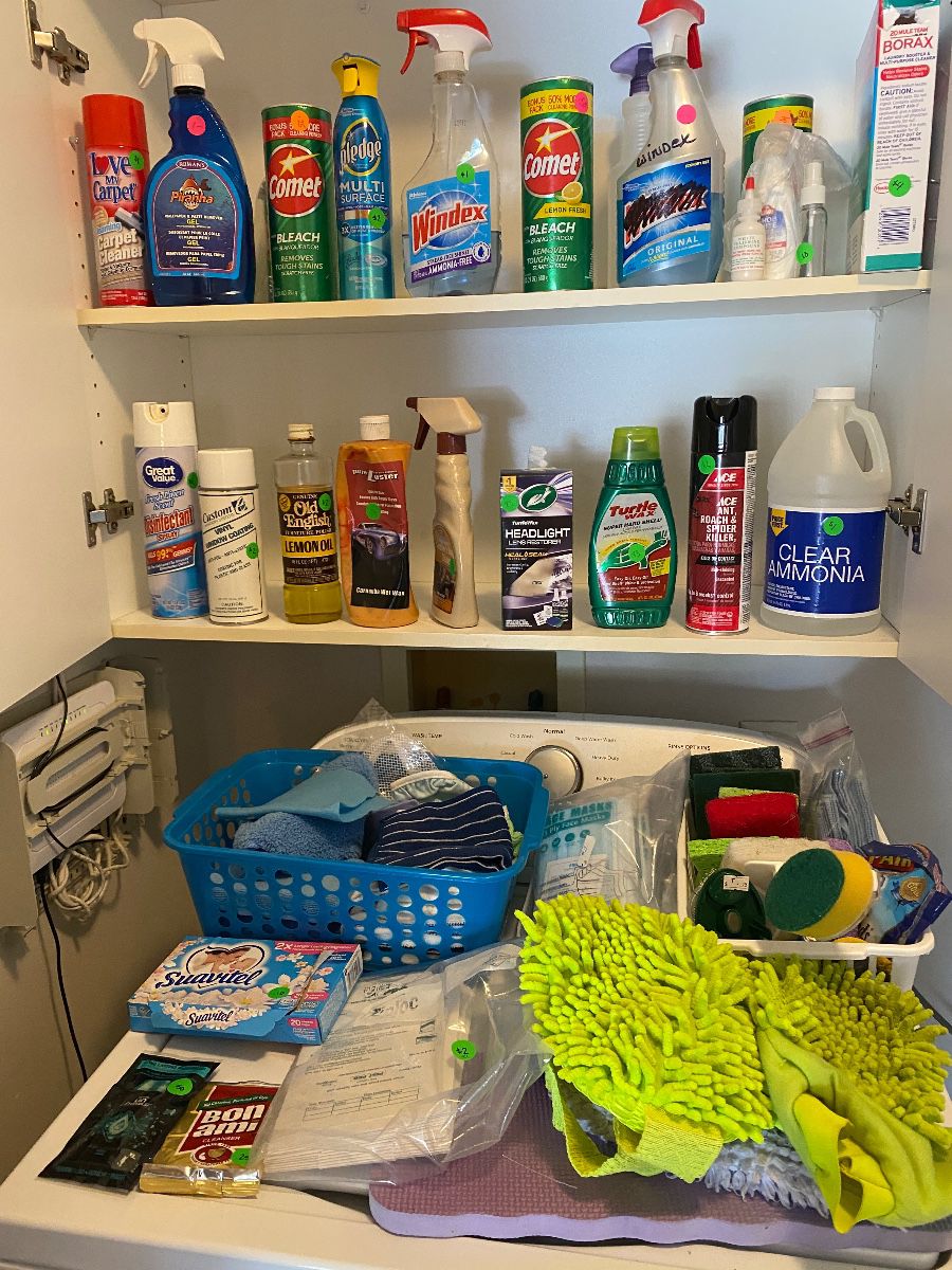 Cleaning supplies
