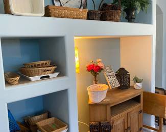 Baskets, cabinet etc