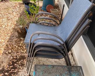 Patio chairs, planters and more