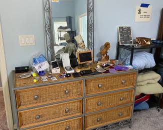 Dresser with mirror and more