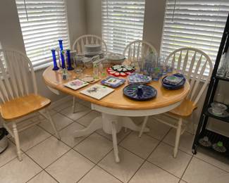 Kitchen table and dining ware