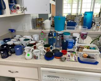 Mugs, dish, dishware, kitchen, ware, and more