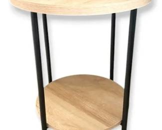 Wood and Metal Night Stand