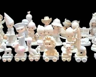 Precious Moments  Jonathon  David Figurines  Birthday Train, Cowboys  More