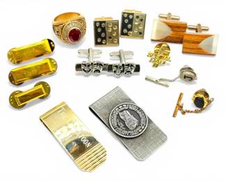 Pins, Cufflinks, Money Clips, And More Mens Jewelry