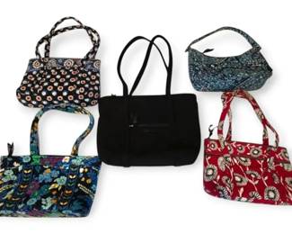 5 Vera Bradley MultiColored Purses