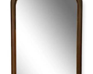 Dark Wooden Wall Mirror