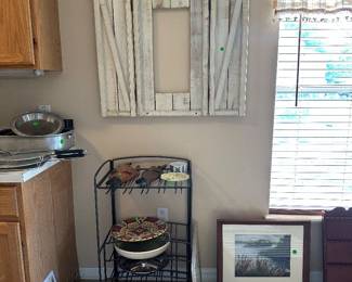 Wine rack, decor, artwork and more 