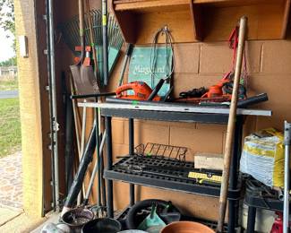 Yard tools etc 