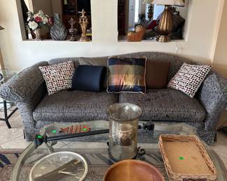 Sofa, coffee table