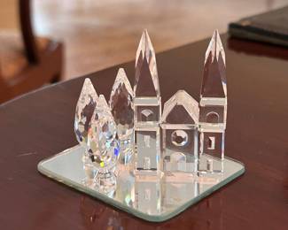 Swarowski Crystal Church & Trees~