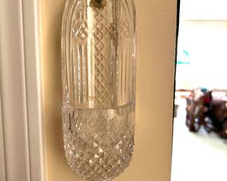 Vtg Waterford Holy Water Font