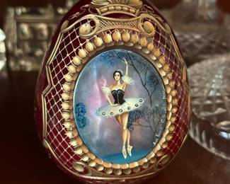 Faberge style Ballerina Russian egg~
