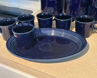 Fiesta Platter and mugs ~
