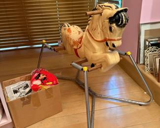 vintage wonder horse rocking spring horse