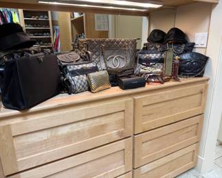 chanel, prada purses