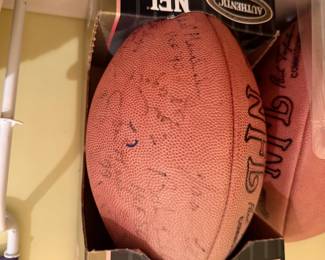 signed football