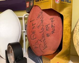 Dallas cowboys randy white signed football