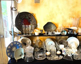 glassware and pottery