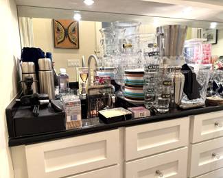 thermos, ice buckets