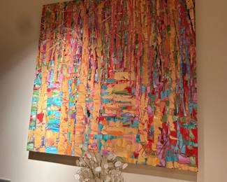 signed painted on canvas 