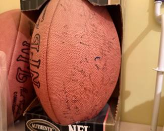signed football