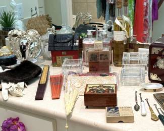 jewelry boxes fans etc