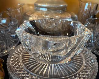 tiffany bowl on pedestal 