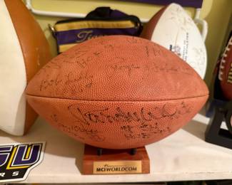 randy white signed football