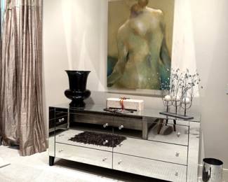 mirrored dresser