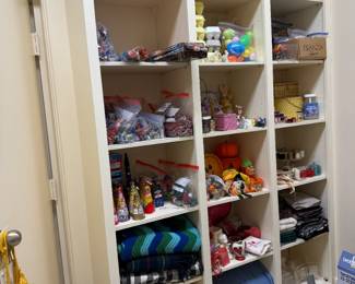 sewing notions, easter, halloween and valentines decor