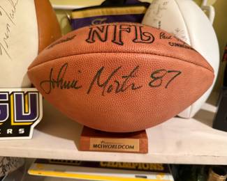 signed football