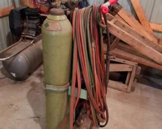 Acetylene torch and welding supplies