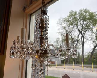 Glass Chandeliers 8 arms