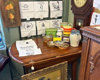 Great T Towels with clever sayings.  Local screen printer/artist