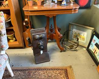 Mark Roberts Plates, Old Telephone, Victorian Table