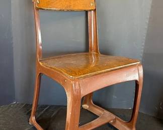 Vintage Childs School Chair