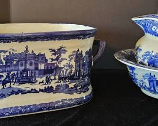 Vintage Victoria Ware Foot Bath, Basin  Pitcher