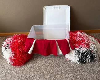 PomPoms and Uniform Skirt