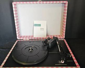 Wockoder Briefcase Turntable