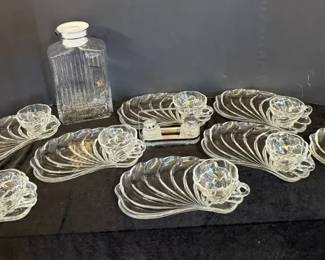 Glass Snack plates, Bowls  Pitcher