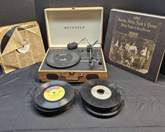 Vintage 33s, 45s, LPs  Modern Turn Table