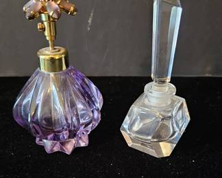 010 Vintage Glass Perfume Bottles