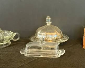 Vintage Butter Dishes and More