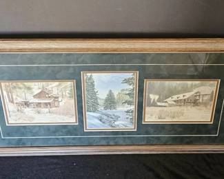 Jon Crane Trio Of Winter Prints