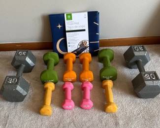 Weight Set and Yoga Mat