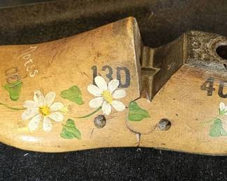 Vintage Folk Art Shoe Form