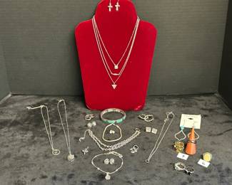 Silver Tone Jewelry and More