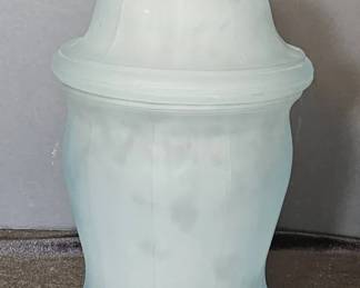 Blue Indiana Glass Ginger Jar