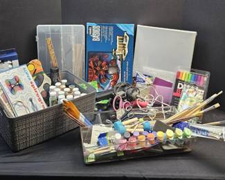 Mystery Lot of Art Supplies